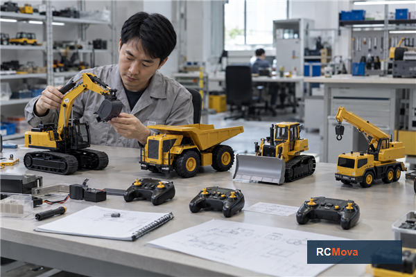 How to Source RC Construction Toys for Retail and Private Label — RC toy sourcing overview RCMova factory and product photograph for How to Source RC Construction Toys for Retail and Private Label