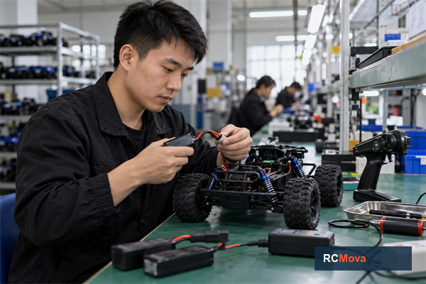 What Should Buyers Check for Battery and Charging When Sourcing RC Toys? — RC toy sourcing overview RCMova factory and product photograph for What Should Buyers Check for Battery and Charging When Sourcing RC Toys?