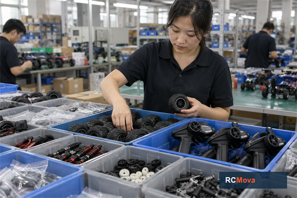 What Should Buyers Check for Parts and Accessories When Sourcing RC Toys? — RC toy sourcing overview RCMova factory and product photograph for What Should Buyers Check for Parts and Accessories When Sourcing RC Toys?