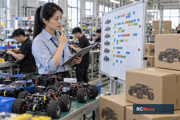 RC Toy Production Lead Time: How to Plan a More Reliable Launch — RC toy sourcing overview RCMova factory and product photograph for RC Toy Production Lead Time: How to Plan a More Reliable Launch