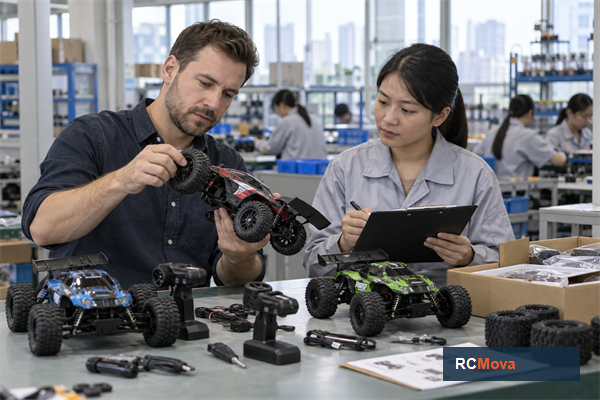 What Should Buyers Check for Quality Comparison When Sourcing RC Toys? — RC toy sourcing overview RCMova factory and product photograph for What Should Buyers Check for Quality Comparison When Sourcing RC Toys?
