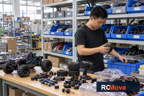 Replacement Battery Compatibility for RC Toys — RC toy sourcing overview Asian parts coordinator organizing RC toy wheels, controllers and components; rc toy replacement battery compatibility buyer guide